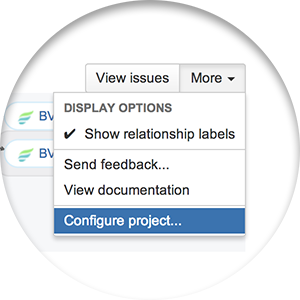 Figure: Configure Project menu item