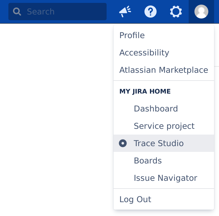 Figure: Vivid Trace My Jira Home setting.